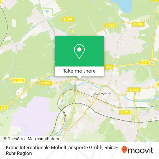 Krahe Internationale Möbeltransporte Gmbh map