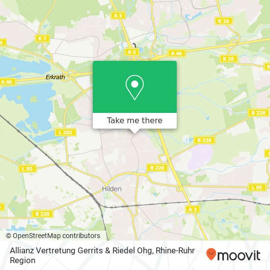 Allianz Vertretung Gerrits & Riedel Ohg map