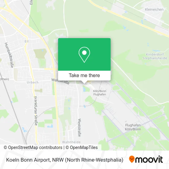 Карта Koeln Bonn Airport