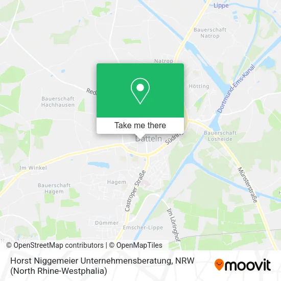 Карта Horst Niggemeier Unternehmensberatung