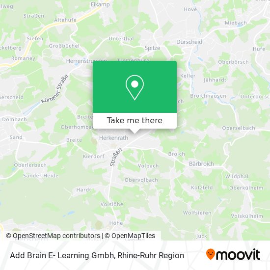 Add Brain E- Learning Gmbh map