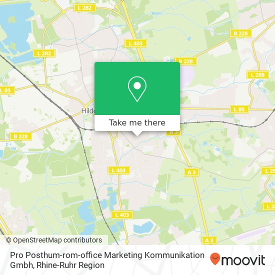 Карта Pro Posthum-rom-office Marketing Kommunikation Gmbh