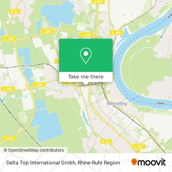 Delta Top International Gmbh map