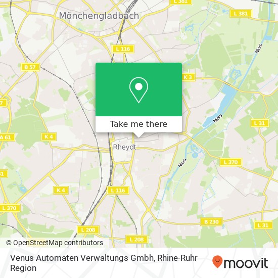 Venus Automaten Verwaltungs Gmbh map