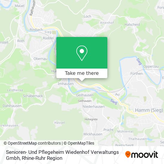 Senioren- Und Pflegeheim Wiedenhof Verwaltungs Gmbh map