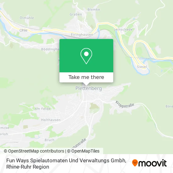 Карта Fun Ways Spielautomaten Und Verwaltungs Gmbh