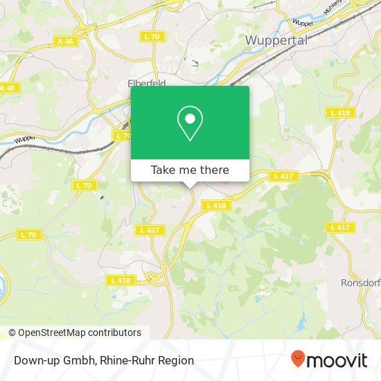 Down-up Gmbh map