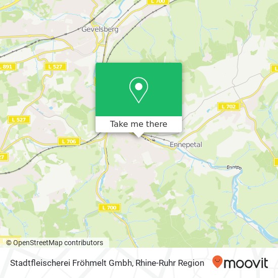 Stadtfleischerei Fröhmelt Gmbh map