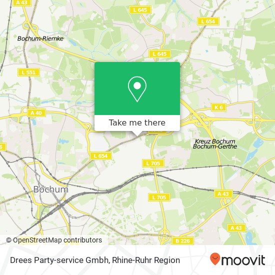 Drees Party-service Gmbh map