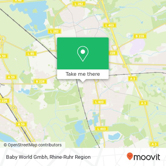 Baby World Gmbh map