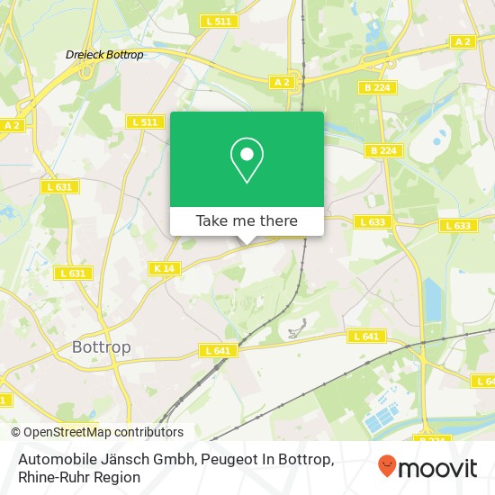 Automobile Jänsch Gmbh, Peugeot In Bottrop map