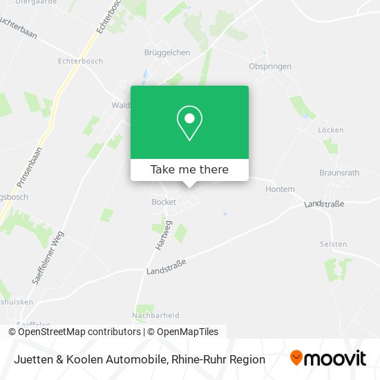 Juetten & Koolen Automobile map