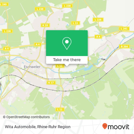 Wita Automobile map