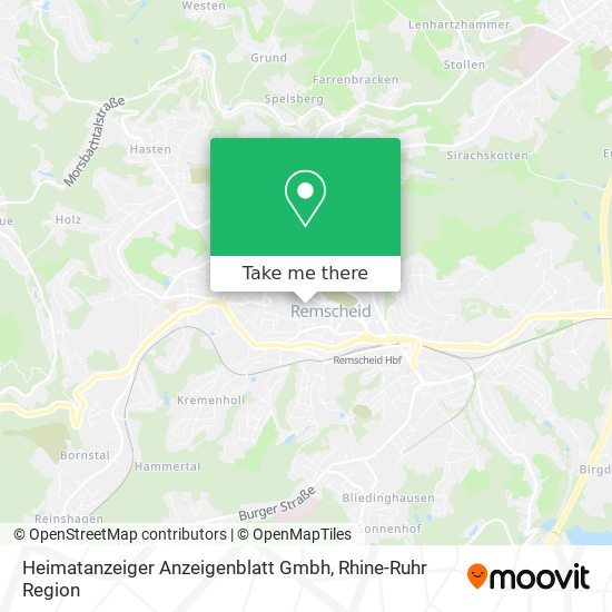 Heimatanzeiger Anzeigenblatt Gmbh map