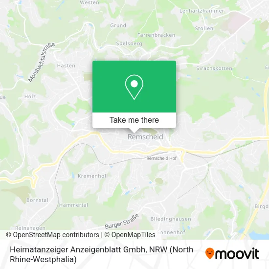 Heimatanzeiger Anzeigenblatt Gmbh map
