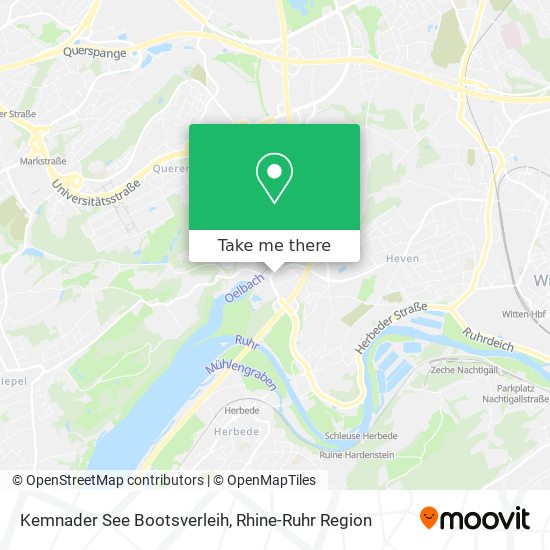 Kemnader See Bootsverleih map