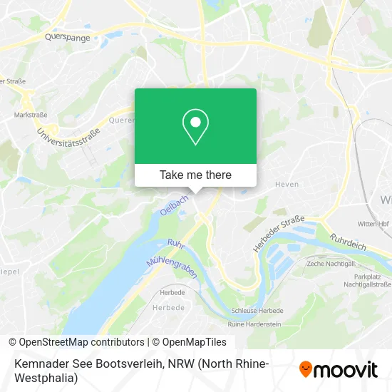 Карта Kemnader See Bootsverleih