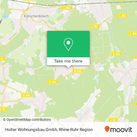 Holter Wohnungsbau Gmbh map