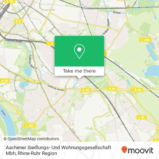 Карта Aachener Siedlungs- Und Wohnungsgesellschaft Mbh