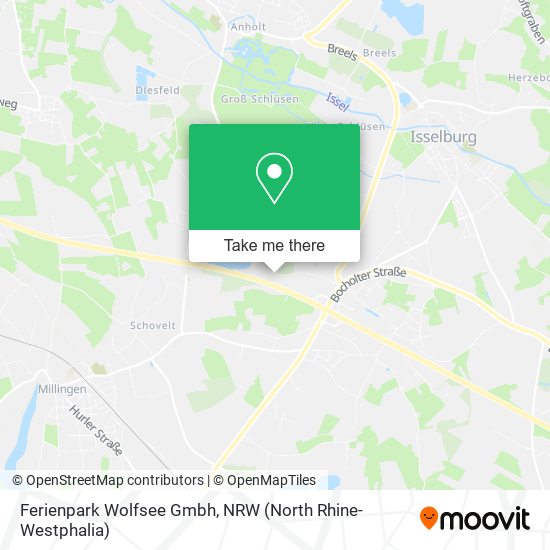Ferienpark Wolfsee Gmbh map