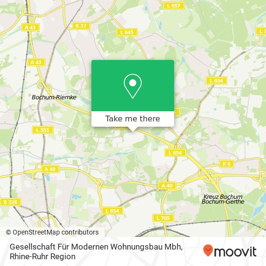 Gesellschaft Für Modernen Wohnungsbau Mbh map