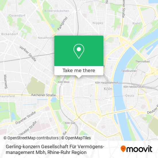 Gerling-konzern Gesellschaft Für Vermögens-management Mbh map