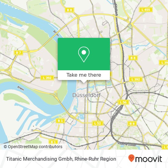 Titanic Merchandising Gmbh map