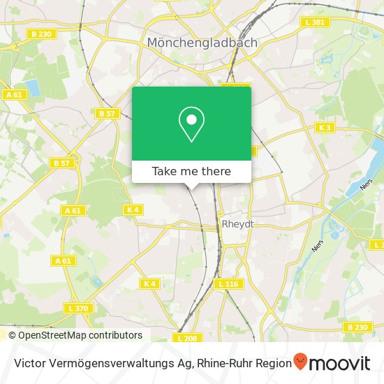 Victor Vermögensverwaltungs Ag map