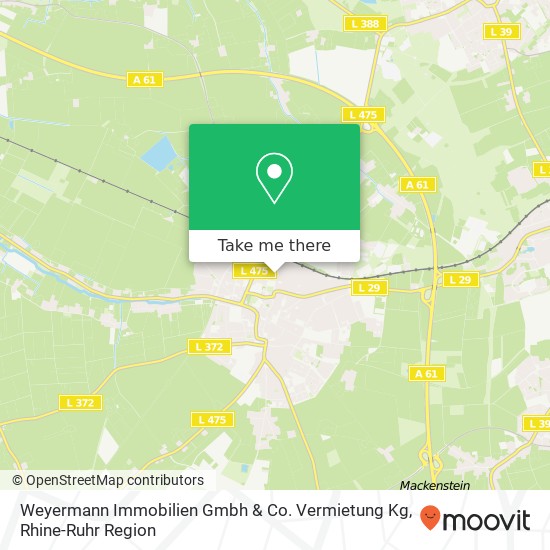 Weyermann Immobilien Gmbh & Co. Vermietung Kg map