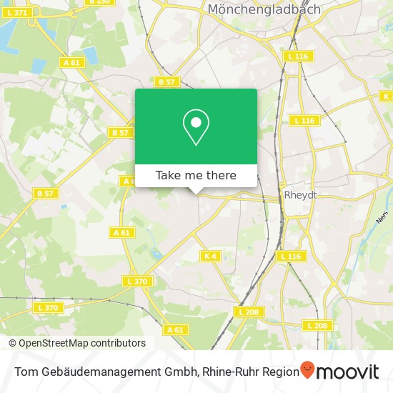 Tom Gebäudemanagement Gmbh map