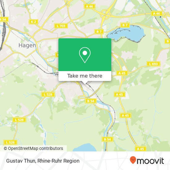 Gustav Thun map