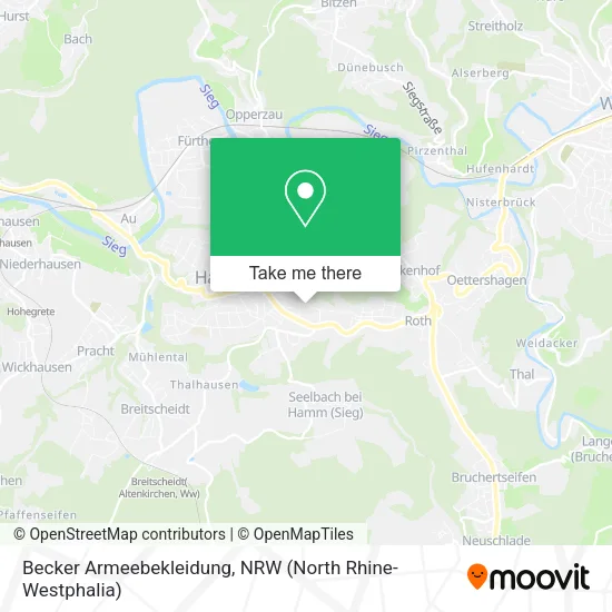 Карта Becker Armeebekleidung