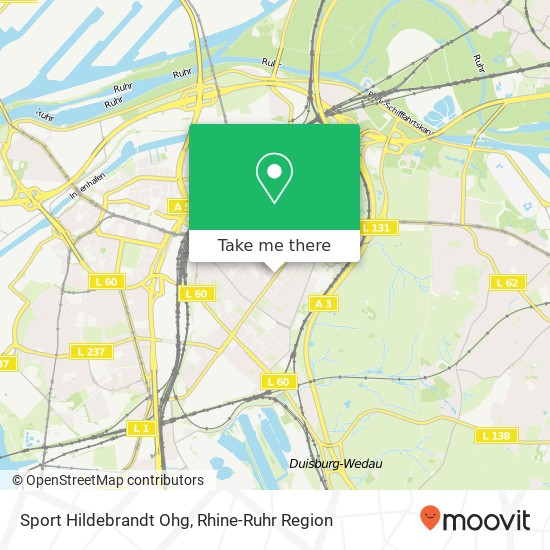 Sport Hildebrandt Ohg map