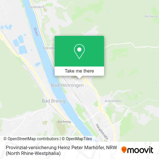 Карта Provinzial-versicherung Heinz Peter Marhöfer