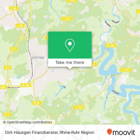 Dirk Häusgen Finanzberater map