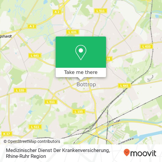 Medizinischer Dienst Der Krankenversicherung map