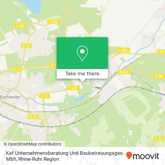 Kef Unternehmensberatung Und Baubetreuungsges. Mbh map