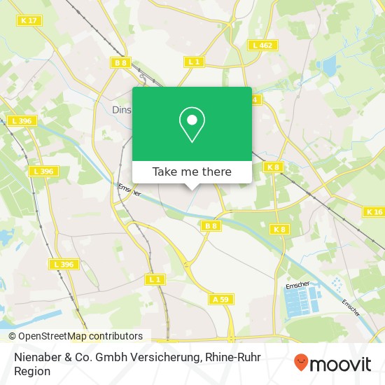 Nienaber & Co. Gmbh Versicherung map