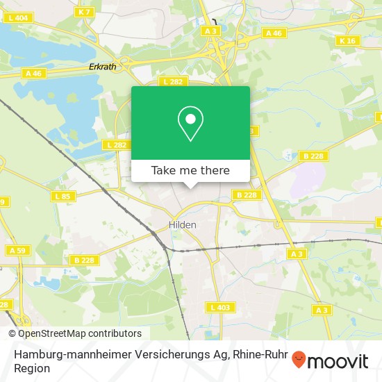 Hamburg-mannheimer Versicherungs Ag map