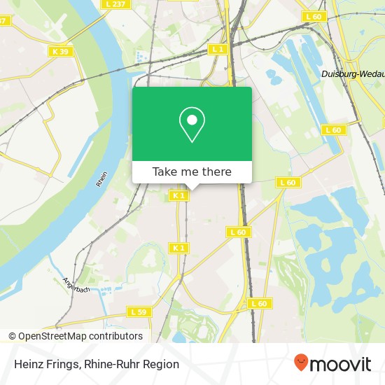 Heinz Frings map