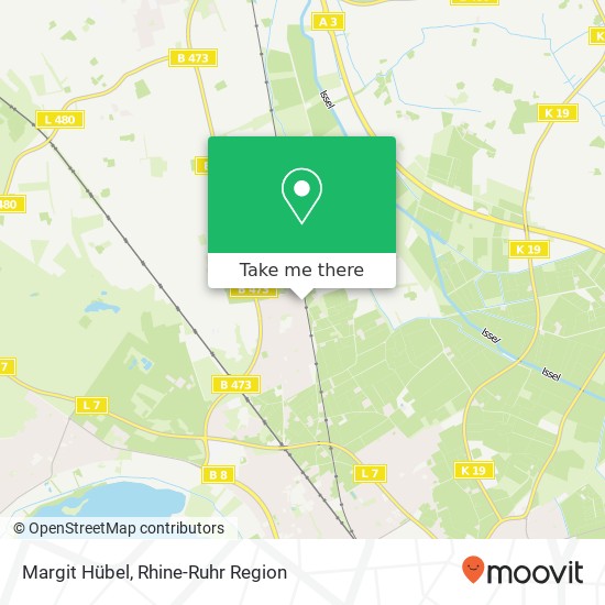 Margit Hübel map