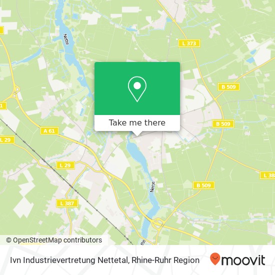 Ivn Industrievertretung Nettetal map