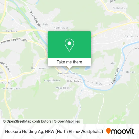 Карта Neckura Holding Ag