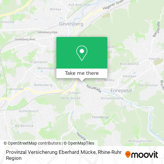 Карта Provinzal Versicherung Eberhard Mücke