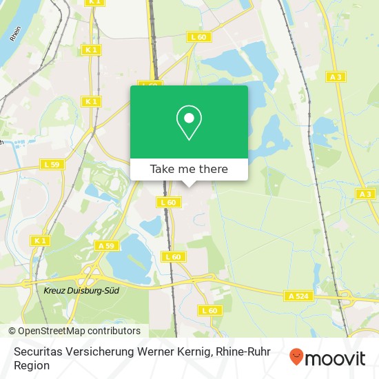 Securitas Versicherung Werner Kernig map