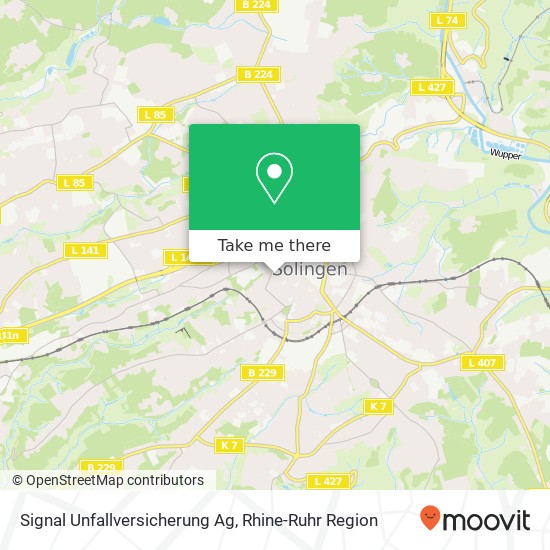 Карта Signal Unfallversicherung Ag