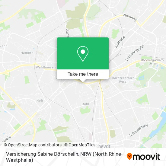 Карта Versicherung Sabine Dörschelln