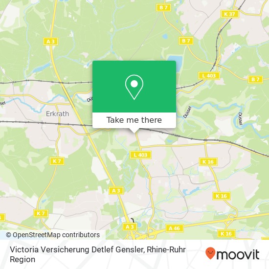 Карта Victoria Versicherung Detlef Gensler