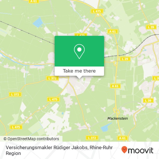 Versicherungsmakler Rüdiger Jakobs map