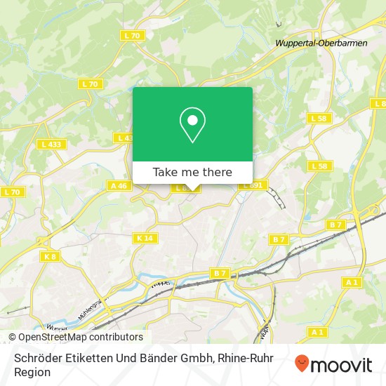 Карта Schröder Etiketten Und Bänder Gmbh